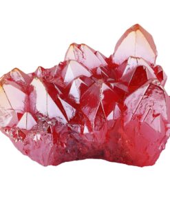 mookaitedecor Titanium Coated Natural Rock Crystal Cluster Geode Stone Specimen, Red #1-red 11 71qa1mkBJEL