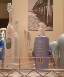 iDesign 43030 Med+ 12" Plastic Divided Vanity Medication and Bathroom Accessory, 12" x 3" x 3.5", Multi-Level Organizer 43 71qa4AJaafL