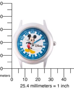 Disney Mickey Mouse Kids' Stainless Steel Time Teacher Analog Quartz Watch Blue 12 71qbkhIz5DL