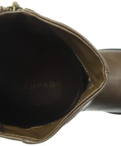 Rampage Women's Hansel Zipper and Buckle Knee-High Riding Boot 5 Taupe Smooth 12 71qc9zcYQEL