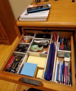 Practical Comfort Aluminum Kitchen Drawer Organizer for Silverware Utensils Flatware 9 Dividers Set | SMALL 3 Dividers 15.3" to 17.5" + 6 Dividers 3.8" 25 71qcB66nwFL