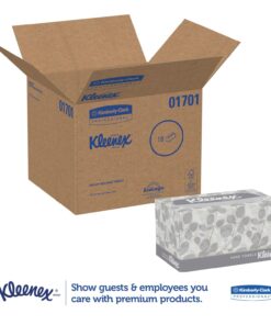 Kleenex® Hand Towels with Premium Absorbency Pockets (01701), Pop-Up Box, White, 18 Boxes / Case, 120 Hand Towels / Box, 2,160 Hand Towels / Case 24 71qdN2ogTDL