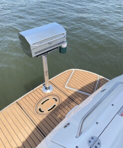 Magma Products, Double Locking Stowable Pedestal Mount, T10-185, Silver, One Size Pedestal locks 23 71qdnwoCXeL