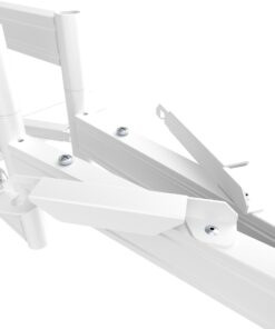 Kanto PDX650W Full Motion Articulating TV Wall Mount for 37-inch to 75-inch TVs | Low Profile with 22" Extension | Integrated Cable Management | Swivel and Tilt Capable | White 36 71qeGw9iP1L