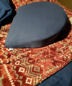 Pharmedoc Cooling Pregnancy Pillows for Sleeping Wedge Pillow, Maternity Pillow,Belly Wedge Memory Foam, Pregnancy Must Haves, New Mom Gifts for Women, Cooling Cover Navy Cooling Navy 46 71qeMxu VeL