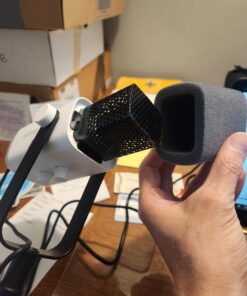 FIFINE Gaming XLR/USB Microphone Kit, Streaming Dynamic Mic Set for PC/PS5, Computer Mic for Vocal Podcast Recording Voiceover, with Headphones Jack, Gain Knob, Arm Stand-AmpliGame AM8T White 50 71qgE6g1BnL