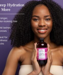 HERITAGE STORE Organic Castor Oil, Glass Bottle, Cold Pressed, Rich Hydration for Hair & Skin, Bold Lashes & Brows | 32oz 32 Fl Oz (Pack of 1) 25 71qglGdMoL