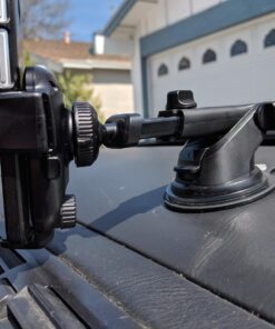 iOttie Easy One Touch 4 Dash & Windshield Universal Car Mount Phone Holder Desk Stand for -iPhone, Samsung, Moto, Huawei, Nokia, LG, Smartphones, Black 1st Generation 26 71qglgaML