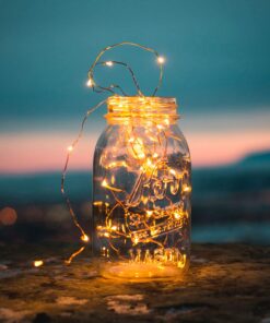 2 Pack 100 LED 8 Modes Copper Wire Waterproof Solar Fairy String Lights,Warm White 2 Pack-100 LED 25 71qgyAhAi8L