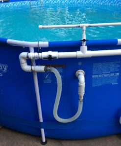 Bestway 12752E Steel Pro Above Ground Backyard Frame Pool for Kids & Adults, 15' x 48", Blue 15' x 48" 43 71qhHM2KMbL