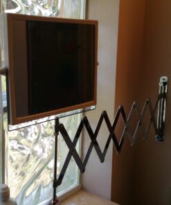 JERDON Two-Sided Swivel Wall Mount Mirror - Vanity Mirror with 5X Magnification & 30 inch Wall Extension - Model J2020C 60 71qhLr94XpL