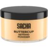 Sacha BUTTERCUP Setting Powder Makeup 1.75 Oz. Translucent Setting Powder for Oily Skin Finishing Powder Loose Powder Makeup Blurring Powder Blurs Fine Lines and Pores For Medium to Dark Skin Tones