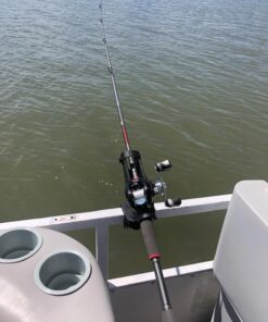 Scotty #284-BK Baitcaster/Spinning Rod Holder w/ #243 Square Rail Mount , Black 12 71qi2Ci5f7L