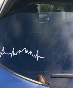 Sweet Tea Decals Mountains - 8 3/4" x 1 3/4" - Vinyl Die Cut Decal/Bumper Sticker for Windows, Trucks, Cars, Laptops, Macbooks, Etc. 7 71qiIDtKiyL