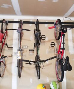 Rubbermaid FastTrack Alloy Steel Garage Storage System Rail, 84", Extra Durable Garage Organization for Yard Tools, Sports Equipment, Ladders 84" Rail 48 71qjC9nnk3L