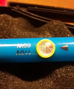 Soldering Iron Kit Electronics, 60W Adjustable Temperature Soldering Iron with Tips Desoldering Pump Solder Wire Tube Soldering Iron Holder Tool Carrying Case 60 71qkyr hy6L