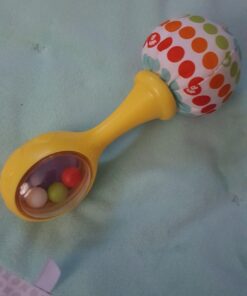Fisher-Price Baby Toys Rattle ‘n Rock Maracas, Set of 2 Soft Musical Instruments for Infants 3+ Months, Green & Yellow Green/Yellow 28 71qmY1IvLFL 2