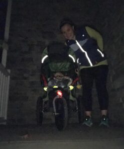 LED Safety Light 2 Pack - Nighttime Visibility for Runners, Cyclists, Walkers, Joggers, Kids, Dogs, Relays & More - Clip to Clothes Strap to Wrist, Ankle, Bike, Collar, or Just About Anywhere! Red 28 71qnSq8TxdL 1