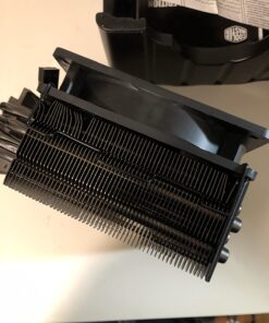 Cooler Master Hyper 212 Black CPU Air Cooler, SickleFlow 120 Edge Fan, Aluminum Top Cover, 4 Copper Heat Pipes, CryoFuze, 152mmTall,Brackets AMD Ryzen AM5/AM4, Intel LGA1700/1200 (RR-S4KK-25SN-R1) 54 71qnTVJOJSL