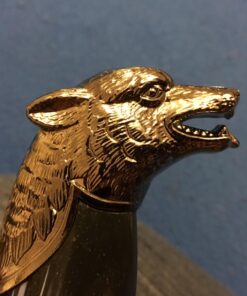 ASR Outdoor 13.5 inch Animal Head Decorative Collector's Hunting Knife with Ornamental Scabbard Black Wolf 40 71qnU5NcyoL