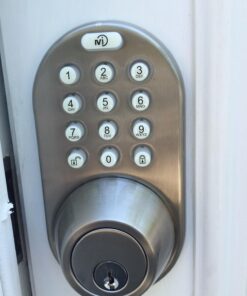 MiLocks DF-02SN Electronic Keyless Entry Touchpad Deadbolt Door Lock Satin Nickel 37 71qoBNChRfL