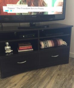 Sauder Beginnings TV Stand with Drawers, For TV's up to 46", Cinnamon Cherry finish 28 71qoGs5U fL