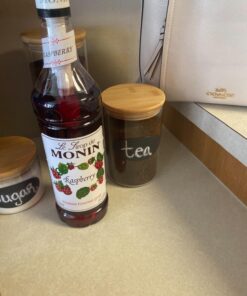 Monin - Raspberry Syrup, Sweet and Tart, Great for Cocktails and Lemonades, Gluten-Free, Non-GMO (1 Liter) 26 71qostPIGiL