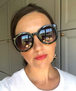 grinderPUNCH Trendy Round Polarized Sunglasses | Trendy Oversized Sunglasses for Women Men | Retro Round Polarized Sunglasses 2 Pack Saver - Dark Lens 50 Millimeters 30 71qpJHwgwDL