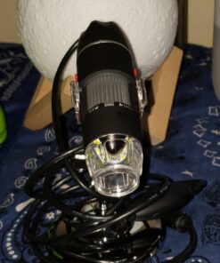 Jiusion Original 40-1000X USB Microscope with Portable Carrying Case, Digital Magnification Endoscope Camera 8 LEDs Metal Base for Micro USB USB-C Android, Windows Mac Linux Chrome 41 71qq1KyXYQL