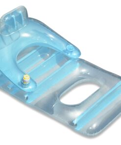 Alternative view of Swimline Deluxe Lounge Chair Colors May Vary (Pink or Blue) Deluxe Leg-Dip Lounger (Pink or Blue)