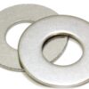 Bolt Dropper Stainless Steel Flat Washer - Metal Washers for Bolts - 1/4" Inside Diameter, 5/8" Outside Diameter, 0.078" Thickness - Made of 18-8 (304) Stainless Steel - Choose Size, 100 Bulk Pack 1/4" x 5/8"
