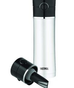 Thermos Sipp 16-Ounce Leak Proof Drink Bottle with Tea Infuser, Black, Stainless Steel UNITS 32 71qxdEsQErL