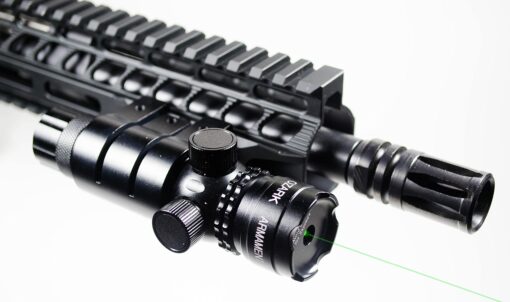 OZARK ARMAMENT Green Rifle Laser - Gun Laser For Rifles With Picatinny Rail - Green Lazer Sight for rifle 532 NM Green Laser for Rifle Picatinny Rail Mount Included With Each Gun Laser Sight For Rifle