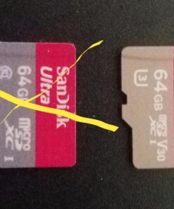 SanDisk Extreme 64GB microSDXC UHS-I Card with Adapter - SDSQXVF-064G-GN6MA 24 71qzDDkv cL