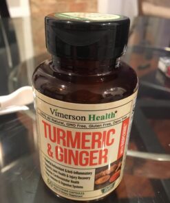 Tumeric and Ginger with Black Pepper - Natural Turmeric Curcumin Joint Support Supplement with Bioperine & 95% Curcuminoids. High Absorption Curcumin Supplements. Digestive & Immune Support. 60 Caps 32 71qztcJX5vL