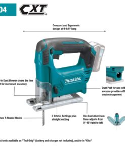 Makita VJ04Z 12V MAX CXT Lithium-Ion Cordless Jig Saw, Tool Only 14 71r AFVIhYL