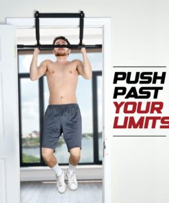 Sagler Pull up bar Doorway Heavy Duty Chin up bar Trainer for Home Gym Doorway Pull up bar or dip bar 21 71r nxjEGrL
