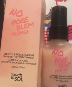 TOUCH IN SOL No Pore Blem Primer, 1.01 fl.oz(30ml) - Face Makeup Primer, Big Pores Perfect Cover, Skin Flawless and Glowing, Instantly Smoothes Lines, Long Lasting Makeup's Staying Pink 40 71r0BH3RQlL