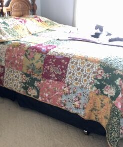 Greenland Home Antique Chic Authentic Patchwork Cotton Quilt Set, Multicolor, 3-Piece King/Cal King King/California King (3 Piece) 34 71r0LQ91CXL