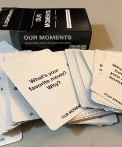 OUR MOMENTS Kids: 100 Conversation Starter Cards for Families and Kids - Relationship Building - Car Travel, Road Trip & Card Game for Healthy Loving Family - Questions for Family Activities 33 71r0TTIQWL