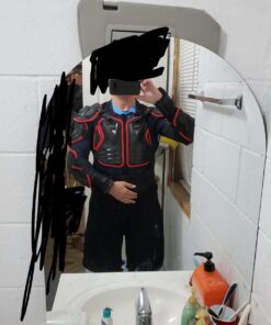 OHMOTOR Motorcycle Body Protective Jacket Armor Men, Motocross Riding Protective Gear,ATV Dirt Bike Chest Spine Protector 3X-Large-4X-Large Red 27 71r0rBlFBL