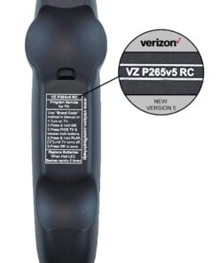 Verizon FiOS TV Replacement Remote Control - Version 5 | New Original Factory Sealed with User Manual and 2 AA Batteries Included | Compatible with All Verizon FiOS Systems and Set Top Boxes 7 71r1 6i6EoL
