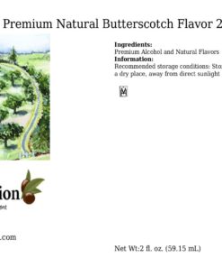 Alternative view of OliveNation Premium Butterscotch Flavoring, TTB-Approved Flavor for Brewing, Baking, Sauces, PG Free, Non-GMO, Gluten Free, Kosher, Vegan - 2 oz 2 fl oz