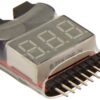 C23212 LiPo Voltage Checker w/ Adjustable Voltage Level Warning Buzzer