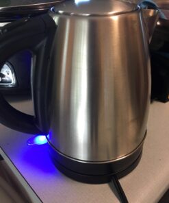 Chefman Stainless Steel Electric Kettle w/ 360° Swivel Base, Auto Shut Off & Boil Dry Protection, BPA-Free Interior and Cool-Touch Handle, 7+ Cup Capacity, 1.7 Liter, 1500W 63 71r3FwtBsnL