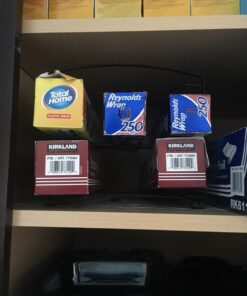 Deco Brothers Wrap Organizer Rack for Kitchen Cabinet, 3 Tier, Bronze 28 71r3KDQov1L