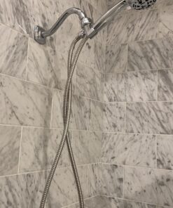 AquaDance High Pressure 6-Setting 3.5" Chrome Face Handheld Shower with Hose for the Ultimate Shower Experience! Officially Independently Tested to Meet Strict US Quality & Performance Standards! 2.5 Gallon Per Minute 25 71r3dHEIklL
