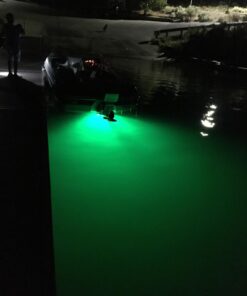 Tidal Wake IP68 Underwater 1/2in Standard Boat Drain Plug LED Light, Brilliant Underwater Lighting in Minutes! No Holes to Drill! Green 45 71r4EK7lrrL