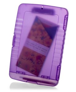 Officemate Slim Clipboard Storage Box, Purple (83305) (1 Clipboard) Translucent Purple 16 71r5YxSr3QL