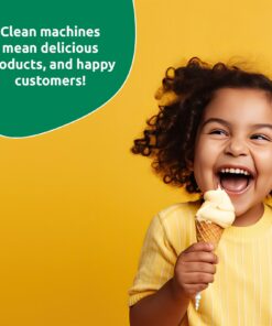 Stera Sheen - Green Label - Sanitizer, Cleaner, & Milkstone Remover - Cleaner & Sanitizer for Soft Serve, Shake Machines, Ice Maker & Ice Machines, Other Restaurant Equipment - 4 lb Jar (4 count) 8 71r5v9FgtL